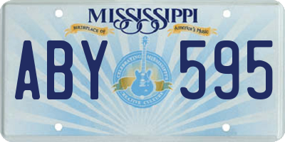 MS license plate ABY595