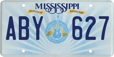 MS license plate ABY627