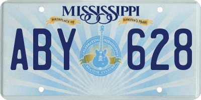 MS license plate ABY628