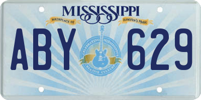 MS license plate ABY629