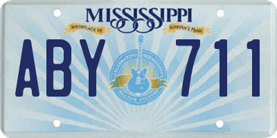 MS license plate ABY711