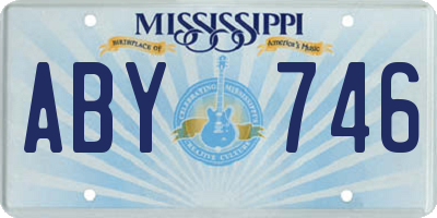 MS license plate ABY746