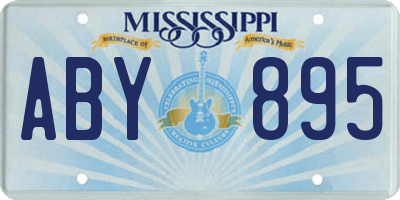 MS license plate ABY895