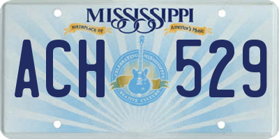 MS license plate ACH529