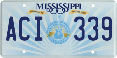 MS license plate ACI339