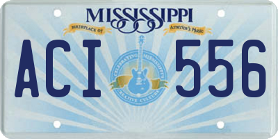 MS license plate ACI556