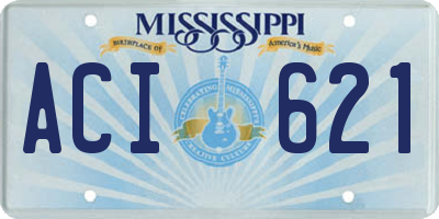 MS license plate ACI621