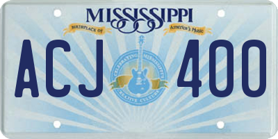 MS license plate ACJ400