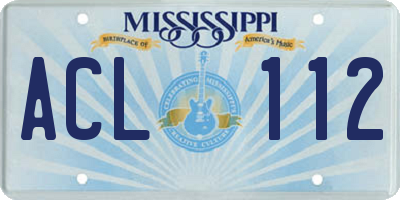 MS license plate ACL112