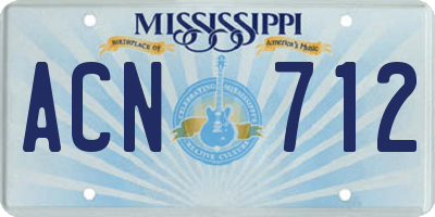 MS license plate ACN712
