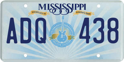 MS license plate ADQ438