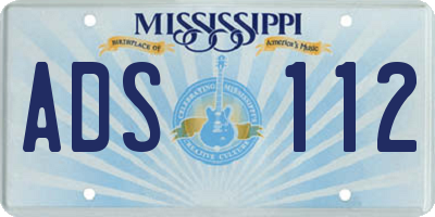 MS license plate ADS112