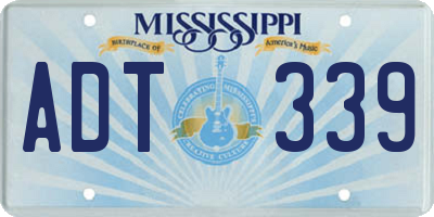 MS license plate ADT339