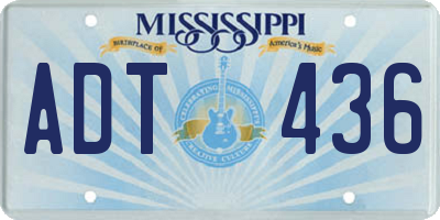 MS license plate ADT436