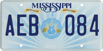 MS license plate AEB084