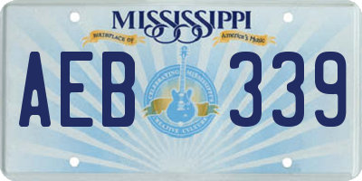 MS license plate AEB339