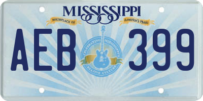 MS license plate AEB399