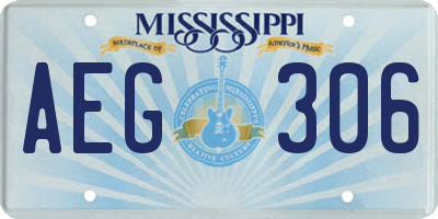 MS license plate AEG306