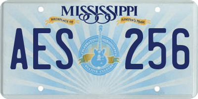 MS license plate AES256