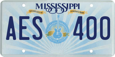 MS license plate AES400