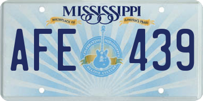 MS license plate AFE439