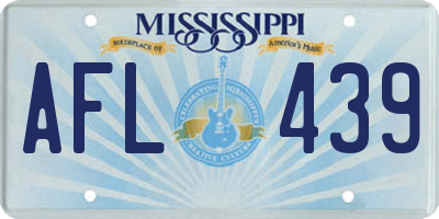 MS license plate AFL439