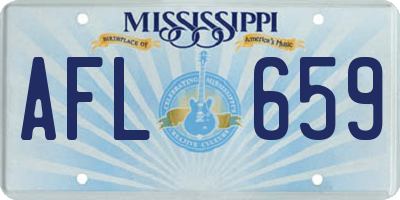 MS license plate AFL659