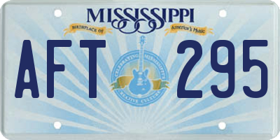 MS license plate AFT295