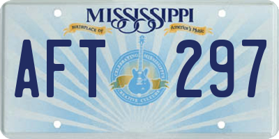 MS license plate AFT297