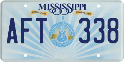 MS license plate AFT338