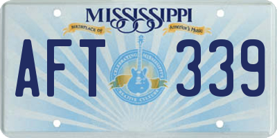 MS license plate AFT339