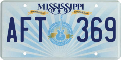 MS license plate AFT369