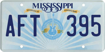 MS license plate AFT395