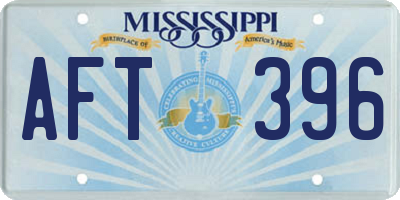 MS license plate AFT396