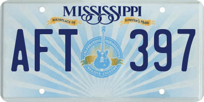 MS license plate AFT397