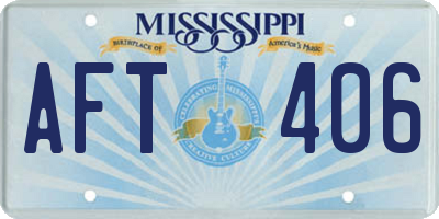 MS license plate AFT406