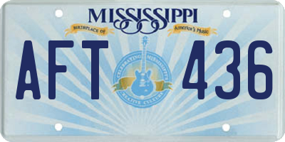 MS license plate AFT436