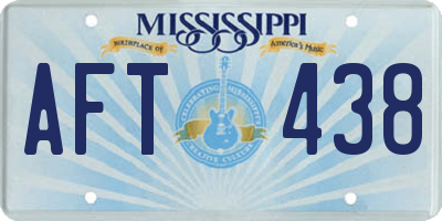 MS license plate AFT438