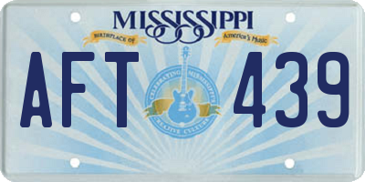 MS license plate AFT439