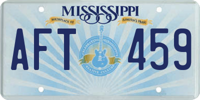 MS license plate AFT459