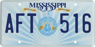 MS license plate AFT516