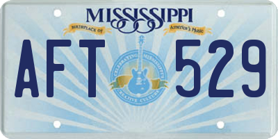 MS license plate AFT529