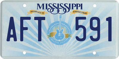 MS license plate AFT591
