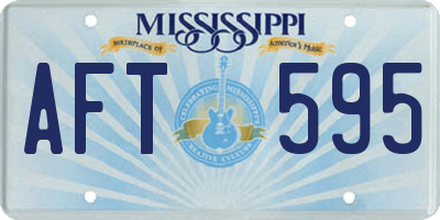 MS license plate AFT595