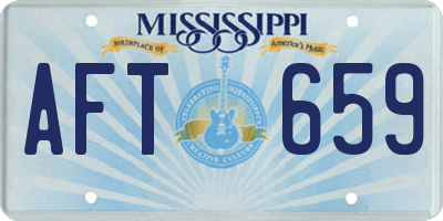 MS license plate AFT659