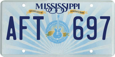 MS license plate AFT697