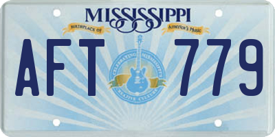 MS license plate AFT779