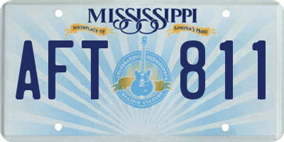 MS license plate AFT811