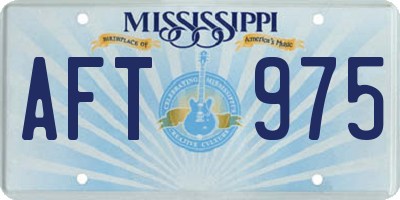 MS license plate AFT975