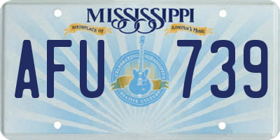 MS license plate AFU739
